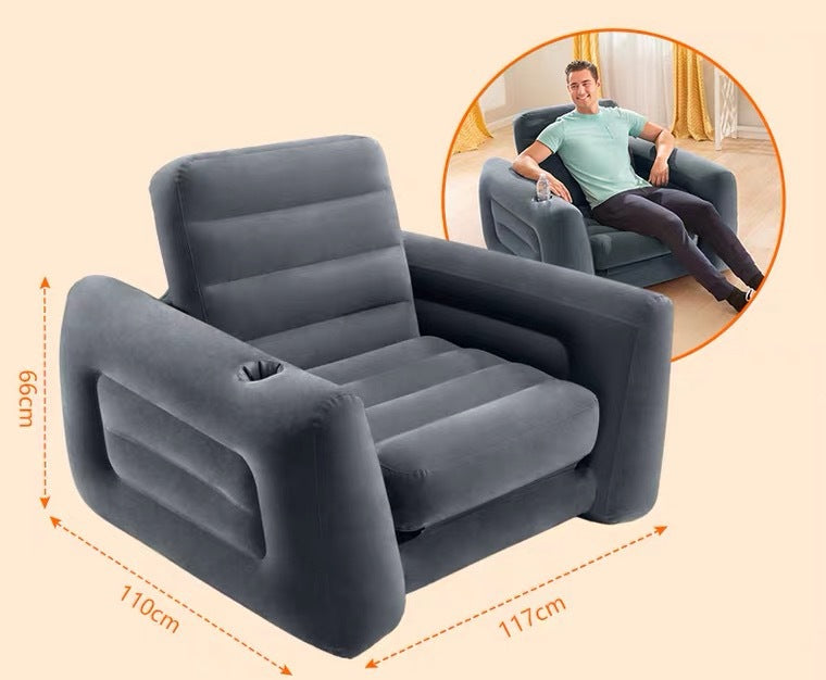 Household Single Folding Inflatable Sofa Recliner