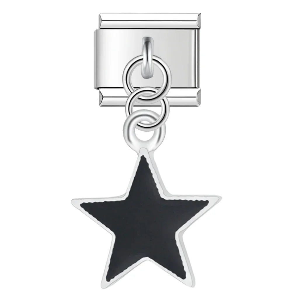 Shiny Star Italian Charm Link