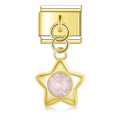 Shiny Star Italian Charm Link