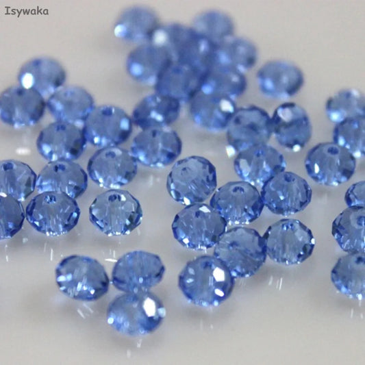 Dazzling Light Blue Crystal Beads