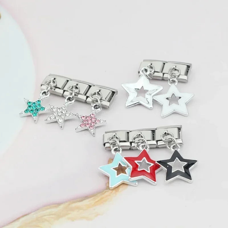 Shiny Star Italian Charm Link