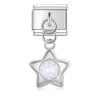 Shiny Star Italian Charm Link