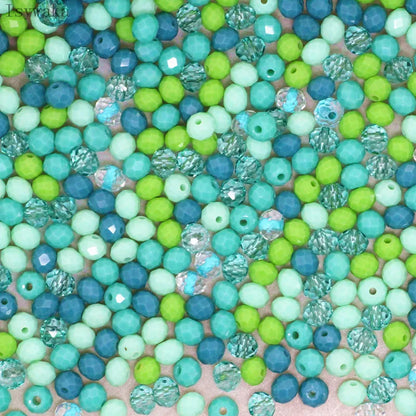 Dazzling Light Blue Crystal Beads