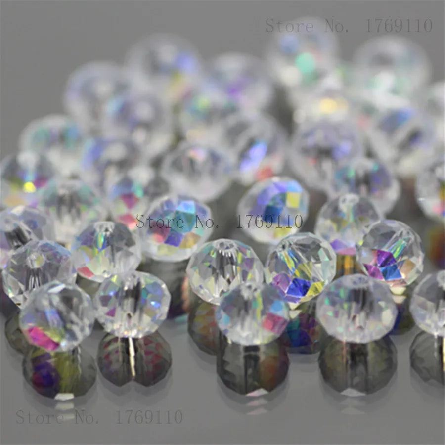 Dazzling Light Blue Crystal Beads