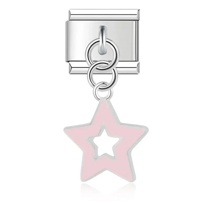 Shiny Star Italian Charm Link