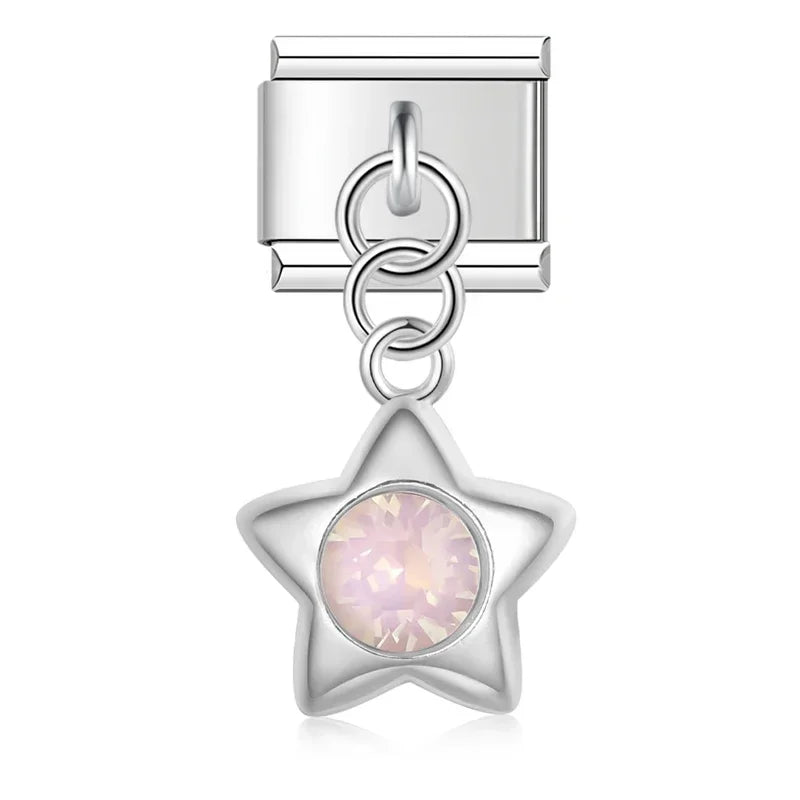 Shiny Star Italian Charm Link