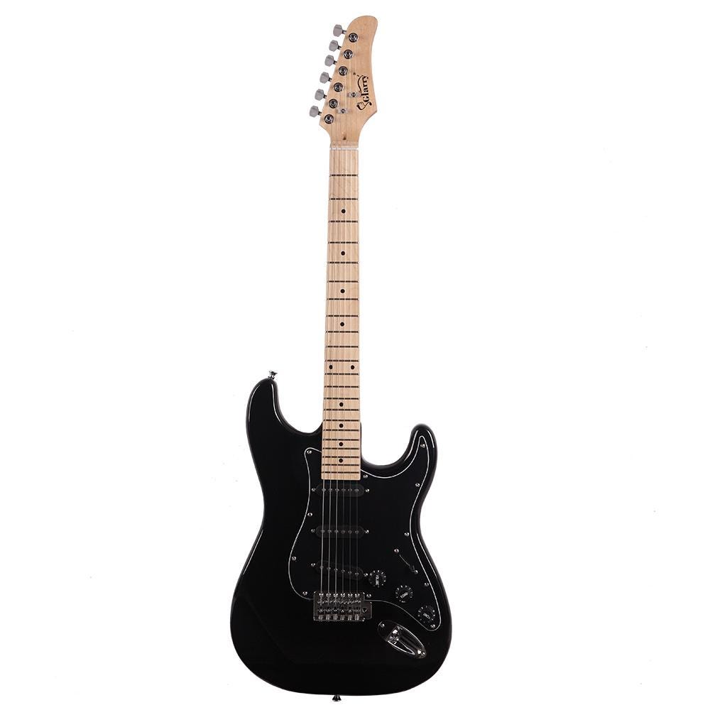 Electric Guitar Kit, Black Pickguard, Basswood, 20W Speaker