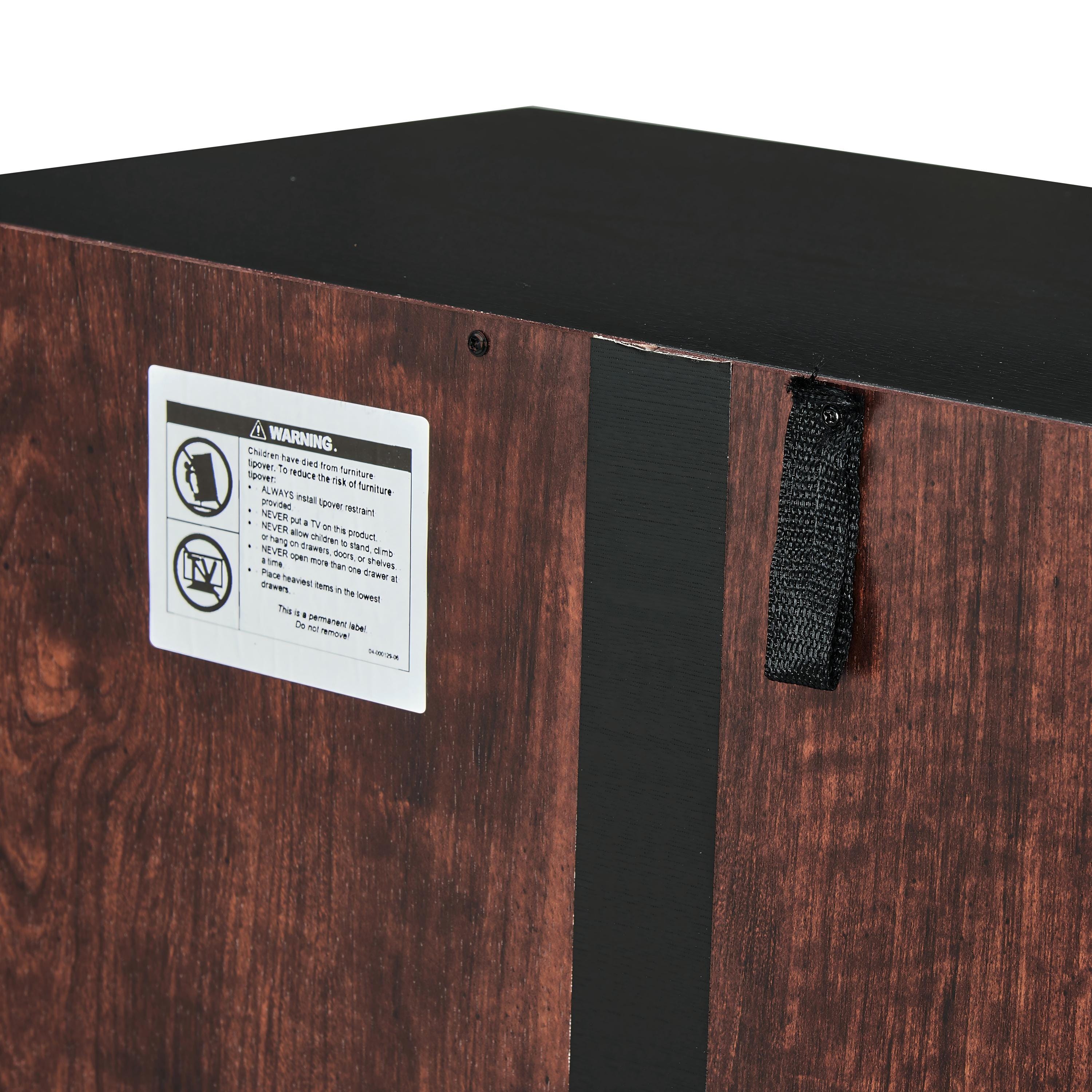 Tall Storage Cabinet 8 Doors 4 Shelves | Walnut Wood Pantry Organizer for Living Room Kitchen Office Bathroom Bedroom Furniture